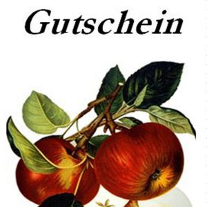Gutschein Obstbaum - Zubehoer - Alte Obstsorten Arboterra GmbH